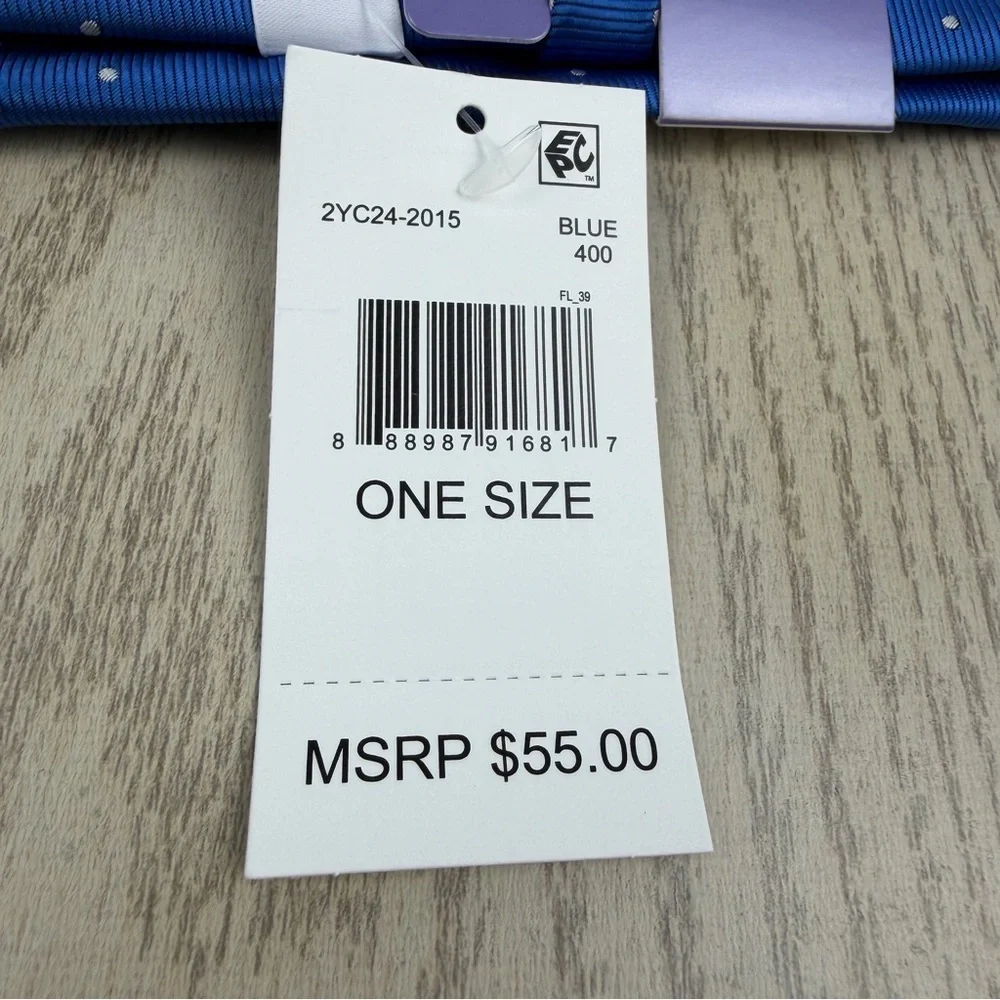 709 Tayion by Montee Holland Polka Dot Tie 400 Blue $55 Polyester 2YC24-2015